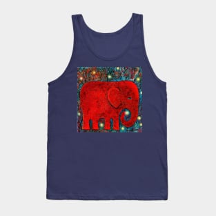 Red elephant Tank Top